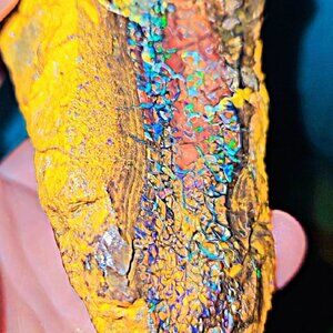 Boulder Opal Slab 2695 Ct: Natural Rough Loose Gemstone